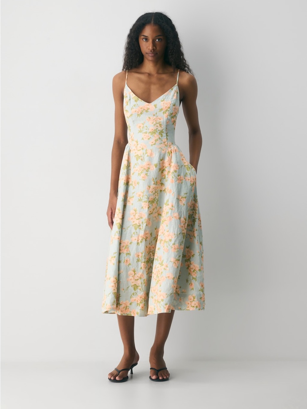 Aritzia Wilfred Technique Linen Dress